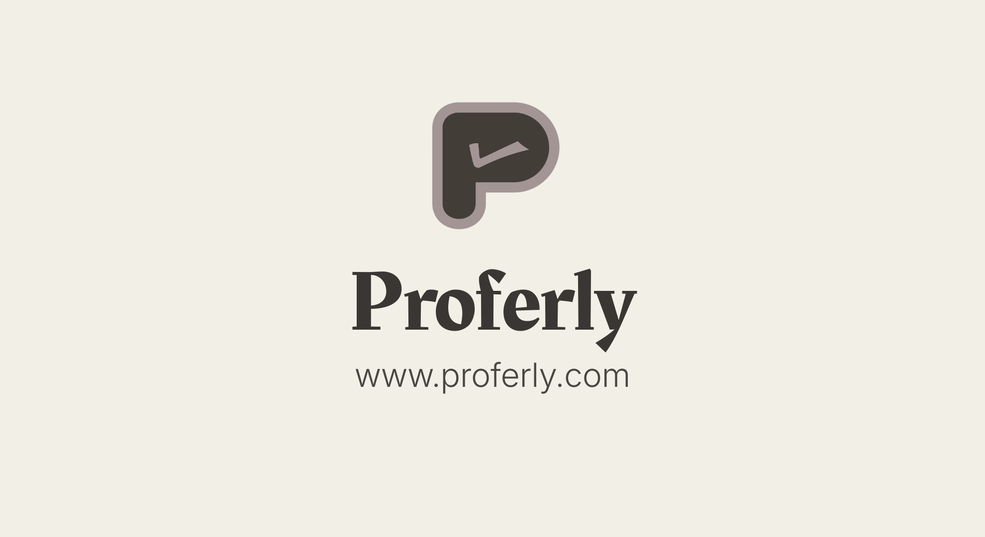 Proferly website screenshot